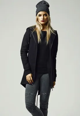Obrázok produktu pre Urban Classics Dámska mikina so zipsom SWEAT PARKA schwarz - XL