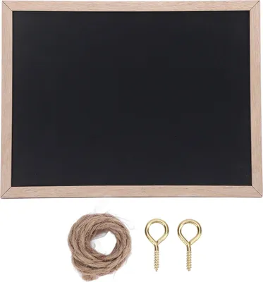 Productafbeelding van Klein houten bord voor het ophangen aan een krijtbord, met de tekst "Menukaart" of "Aankondiging voor nachtmis", afmetingen 30x40 cm
