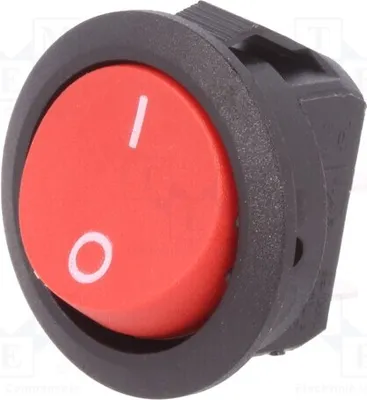 Immagine prodotto di 1x Interruttore: 2 posizioni OFF-ON, 12A/250VAC, rotativo, grado di protezione IP40, resistenza di contatto: 100 mΩ, codice prodotto: 1881.1104, interruttore a levetta