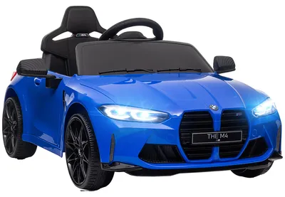 Immagine prodotto di Macchina Elettrica per Bambini 108x69,5x51 cm Licenza BMW M4 con Telecomando Clacson e Fari Blu