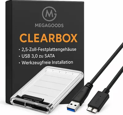 Obrázek produktu pro Externí kryt pevného disku USB 3.0 SATA III 2,5" HDD SSD CZ.