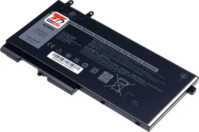 Produktbild von T6 Power Akku für Dell Latitude 5411, Li-Poly, 11,4 V, 3680 mAh (42 Wh), schwarz