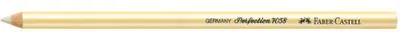 A single pencil on a white background.