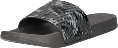 Produktbild von Graue, ultraleichte und flexible EVA Badelatschen mit Camo-Muster