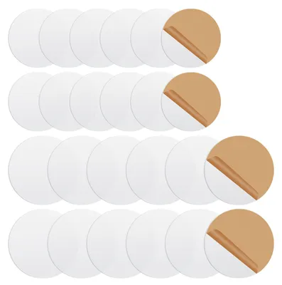 Acrylplatten rund transparent 24 Stück 10+15 cm Ø 2 mm