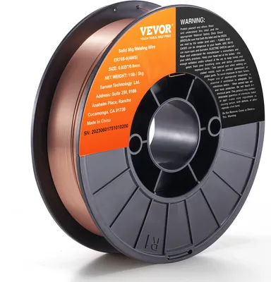 Produktbild von VEVOR 1 Rolle Fülldraht ER70S-6 0,9 mm 5 kg MIG-Schweißdraht 200 mm Spulendurchmesser Schweißdrahtrolle 490–670 Mpa Zugfestigkeit Ideal zum Schweißen von Kohlenstoffstahl