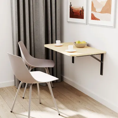Obrázek produktu pro AKKE javorový skládací stůl se zaoblenými rohy DxŠ: 100x60 cm