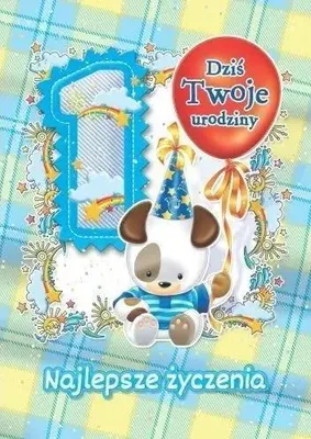 Image de Carte de vœux « Premier anniversaire » MF01 - Trend