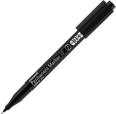 Zdjęcie produktu dla Popisovač permanentní Monami XF103, 0,5 mm, černý