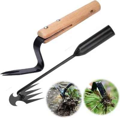 Immagine prodotto di Estrattori manuali per erbacce per una rimozione precisa delle erbacce - 2 pezzi - Efficace strumento per eliminare le erbacce - Utensile manuale da giardino