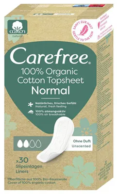 Produktbild von Carefree Slipeinlagen Organic Baumwolle Normal