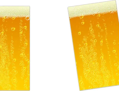 Produktbild von Spritzschutz Herdabdeckplatte Schneidebrett aus Glas Bierbeschaffenheit 2-Teilig (60x52cm)