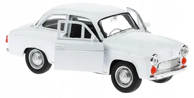 Produktbild von Welly Syrena 105 Weiß Metallmodell Personenwagen Maßstab 1:34-39