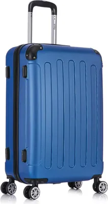 Image de Flexot® F-2045 | Valise 24 pouces, taille L, valise de voyage, valise à roulettes avec poignée télescopique, valise à coque rigide, bagage de voyage, robuste, roulettes 360°, serrure à combinaison