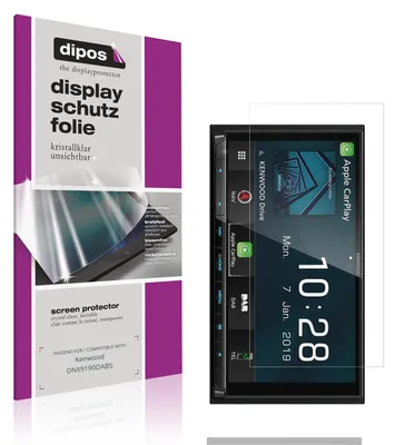 Produktbild von 2x Schutzfolie für Kenwood DNX9190DABS klar Displayschutzfolie Folie Display Schutz dipos