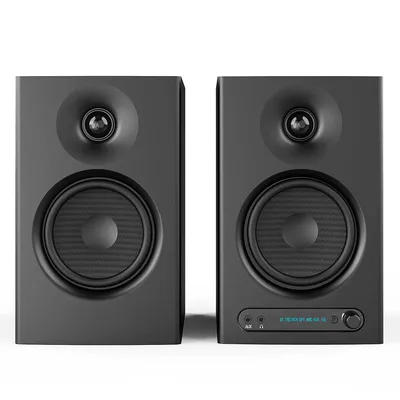 Produktbild von 4-Zoll Studiolautsprecher mit Bluetooth 5.3,Vocal Fever 2.0 Studio Monitore, Cinch und Glasfaser-Eingang, Desktop Monitor Speaker