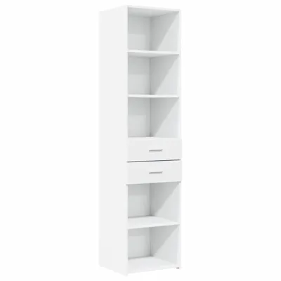 Produktbild von Highboard Weiß 45x42,5x185 cm Holzwerkstoff