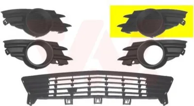 Produktbild von VAN WEZEL Lüftungsgitter Grill Stoßfänger für OPEL Meriva A (X03)