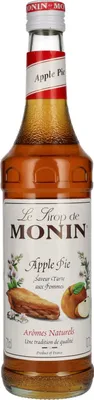 Produktbild von Monin Sirup Apple Pie 700ml - Cocktails Milchshakes Kaffeesirup (1er Pack)