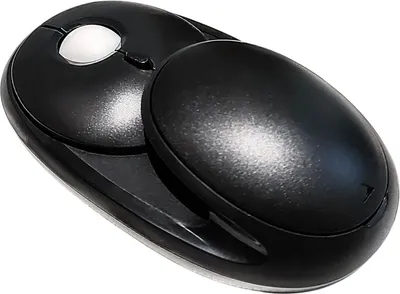 Produktbild von Magnetischer Kosmetikspiegel, Drei-Modus-Bluetooth-Maus, 2,4 G + Bluetooth 3.0 + Bluetooth 5.0, Typ-C-Aufladung, 3 Geschwindigkeiten, einstellbare DPI, integrierter Lithium-Akku, Schwarz