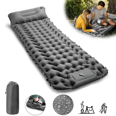 Produktbild von Daitore Isomatte Selbstaufblasend, Luftmatratze Camping mit Fußpumpe,Outdoor Isomatte Camping Ultraleicht Kleines Packmaß Camping Schlafmatte Matratze