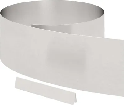 Obrázok produktu pre vidaXL Obvodová ohraničenie záhrady, 450 x 25 cm, nerezová oceľ, strieborná farba