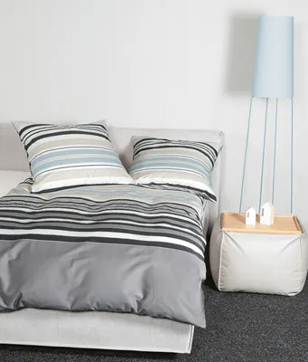 Produktbild von Janine Bettwäsche PALERMO Mako-Satin BL 135x200 cm bunt Bettbezug Bettzeug