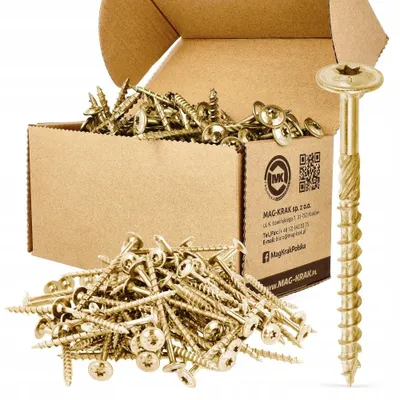 Produktbild von MAG-KRAK Holzschrauben TORX Senkkopf Konstruktionsschrauben 6x80