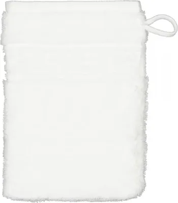 Produktbild von Cawö Waschhandschuh Noblesse 1001 weiß