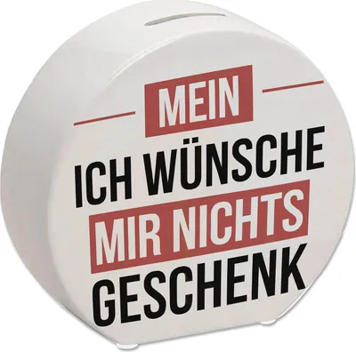Produktbild von Mein ICH WÜNSCHE MIR NICHTS Spardose