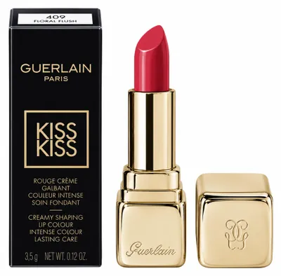 Produktbild von Guerlain KissKiss Shine Bloom, Pink, Fuchsia Flush, 1 Farben, Feuchtigkeitsspendend, Frauen, Glanz