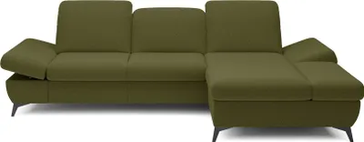 Obrázek produktu pro Rohová rozkládací sedací souprava BROCKVILE - khaki, pravý roh