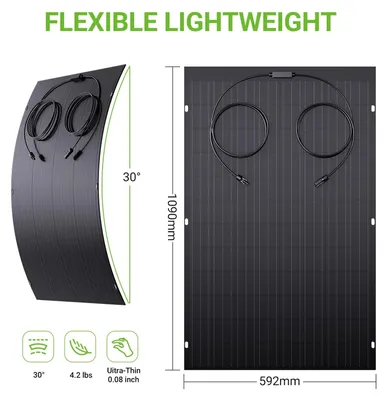 Obrázok produktu pre Solárne panely - Flexibilné solárne panely - Mobilné solárne panely - Skladacie solárne panely