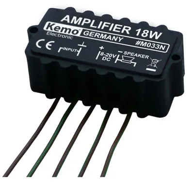 Produktbild von Kemo M033N 18W Universal-Verstärker robust feuchtigkeits- & rüttelfest
