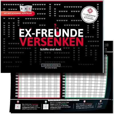 Produktbild von Pegasus EX-FREUNDE VERSENKEN – Schiffe sind doof, Brettspiel, Strategie, 8 Jahr(e)