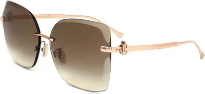 Zdjęcie produktu dla Okulary przeciwsłoneczne Jimmy Choo CORIN/G/S, kolor: złoty, miedziany, rozmiar: 62/14, damskie