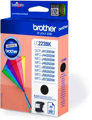 Brother LC223 Tintenpatronen Multipack – Schwarz, Cyan, Magenta, Gelb Für DCP-J/MFC-J Drucker