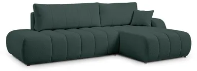 Produktbild von Ecksofa mit Schlaffunktion Baloa rechts Waldolive