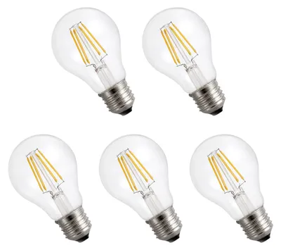 Produktbild von Spectrum E27 LED-Lampe A60 8,8W 1450lm 3000K warmweiß 5 Stück