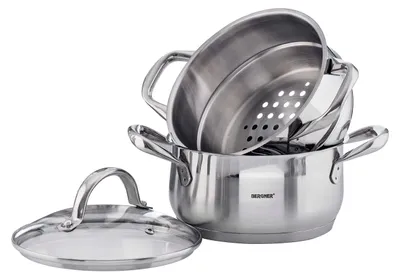 Obrázok produktu pre Bergner BG-6521, Nerezová oceľ, Nerezová oceľ, Nerezová oceľ, Nerezová oceľ, Nerezová oceľ, Sklo