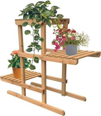 Produktbild von Coemo Blumenregal Perry Pflanzenständer Blumenständer Pflanzenregal 76x36x60