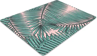 Produktbild von Stuhlunterlage Bürostuhlunterlage 120 cm x 90 cm Bodenmatte Bürostuhlunterlage - Exotisches Blatt