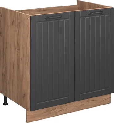 Immagine prodotto di Mobile lavello cucina Vicco Fame-Line Grigio scuro 80 cm senza piano di lavoro, Model 57070