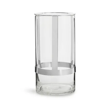 Image de Sagaform Vase d'intérieur 15×28 cm verre/métal