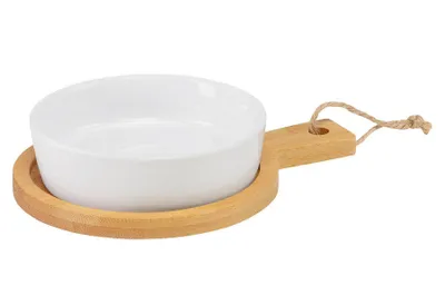 Produktbild von Westmark Keramikschälchen »Tapas + Friends«, auf Bambus, ø 11 cm, 69642270