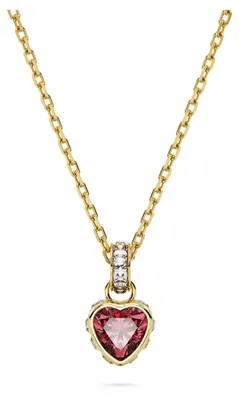 Image de SWAROVSKI Femme Pendentif Cœur Rouge Couche d'alliage d'or CHROMA 5648750