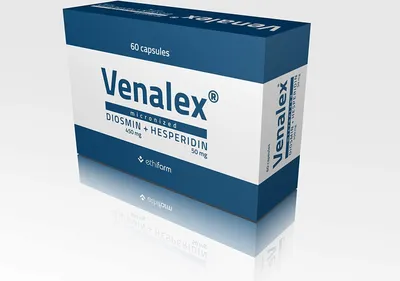 Produktbild von Venalex - Diosmin und Hesperidin Beine und Venen 60 Kapseln