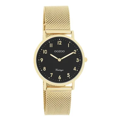 Image de Montre Oozoo or métal Vintage Series Femme-Homme Montre à quartz analogique UOC20349