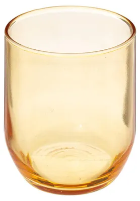 Produktbild von Trinkglas bunt, niedrig, 310 ml