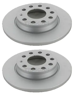 Produktbild von 2 Bremsscheiben voll Ø 255 mm TRISCAN Bremsen-Expertise für u.a. AUDI A4